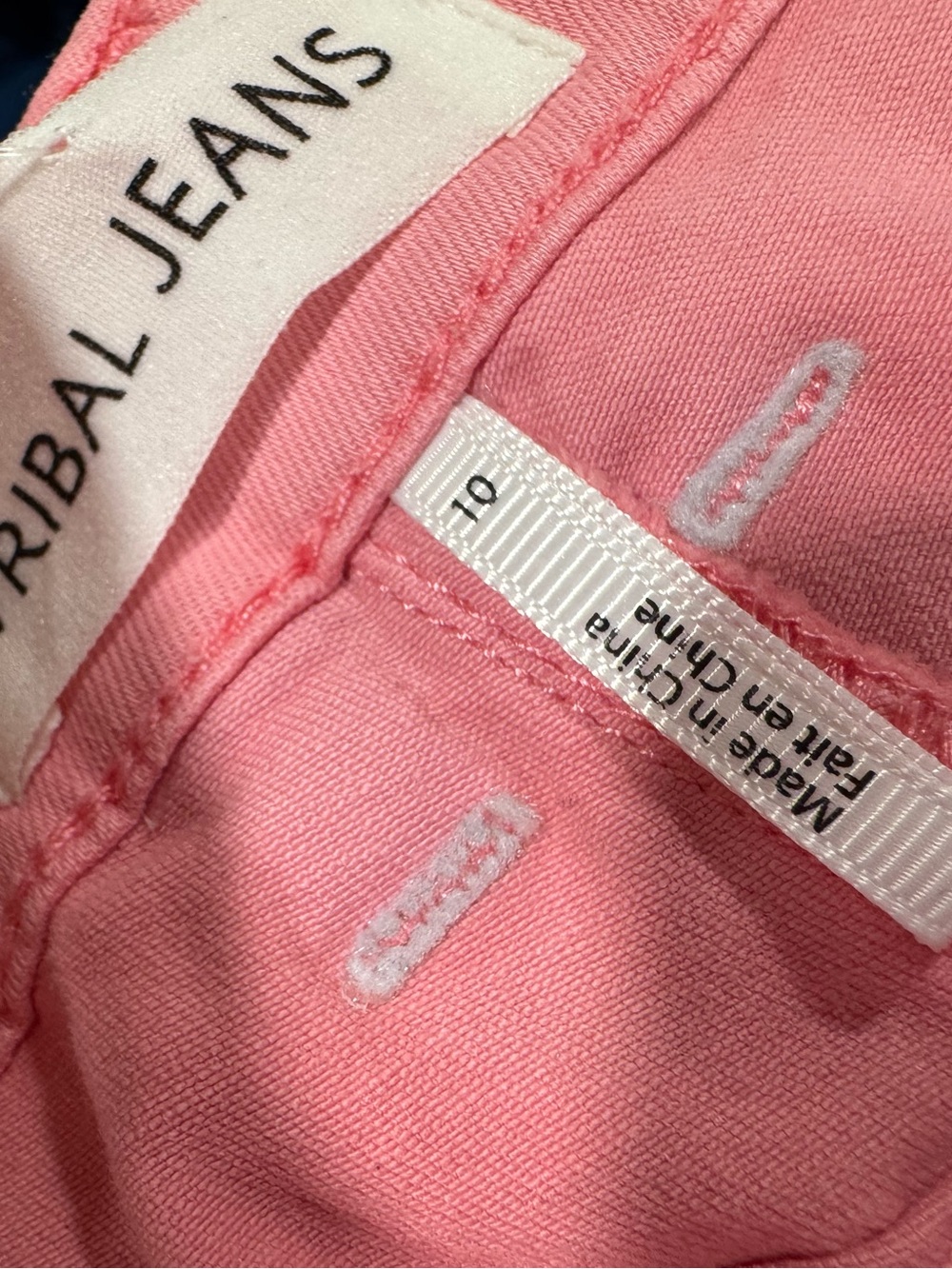NWT Tribal Jeans Hot Pink Shorts - Picture 4 of 6